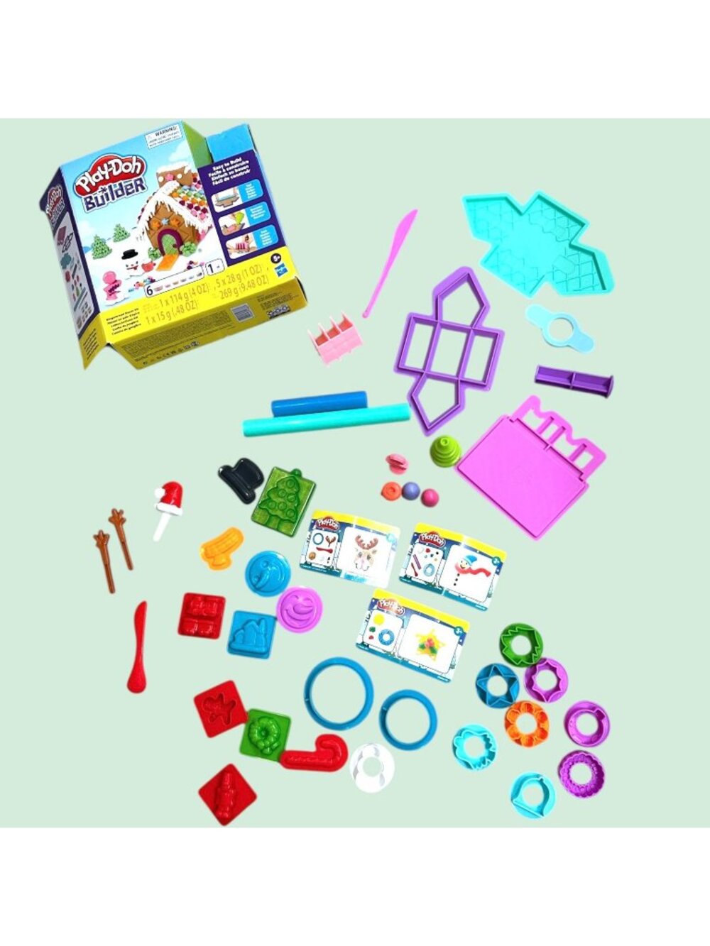 Play-Doh Advent Calendar Replacement Pieces Gingerbread House Accessories Lot